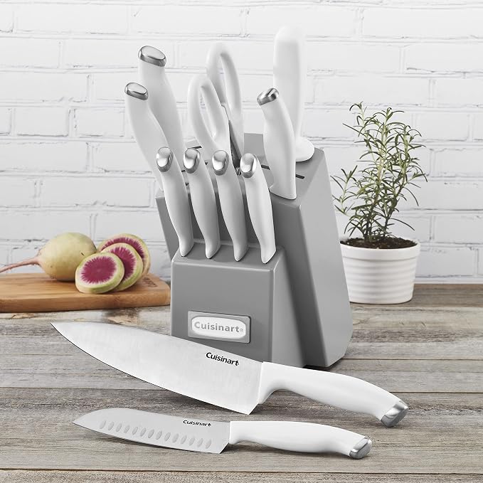 Cuisinart C77SSW-12PG Color Pro Collection 12 Piece Knife Block Set - Image 2