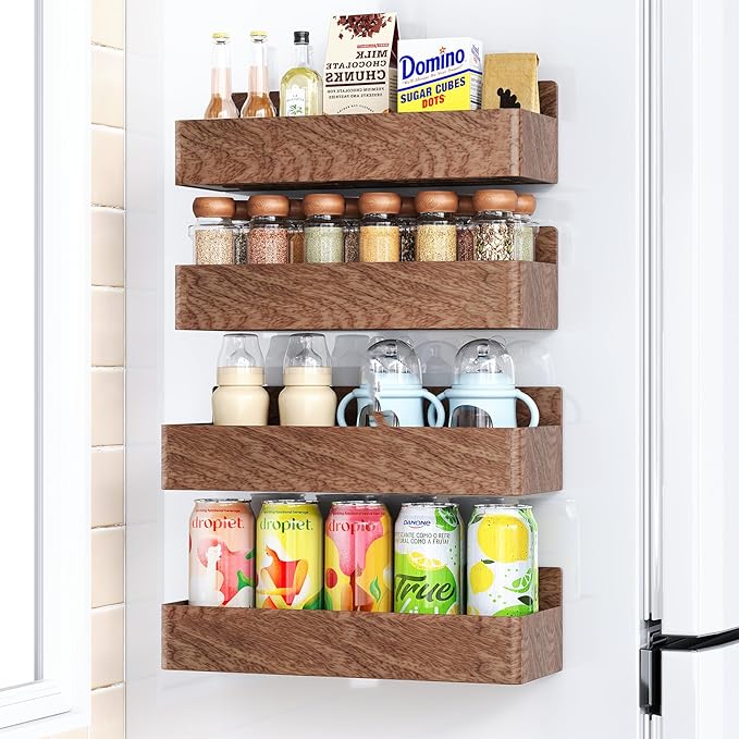 Mystozer Magnetic Spice Rack for Refrigerator, Kitchen Organizer and Storage by Mystozer