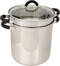 ExcelSteel 12 Qt Multifunction Stainless Steel Pasta Cooker by EXCELSTEEL