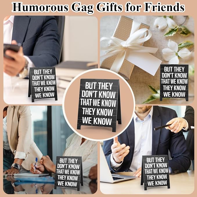 But They Don't Know That We Know Friends-Inspired Sign TV Show Home Room Decor - Image 7