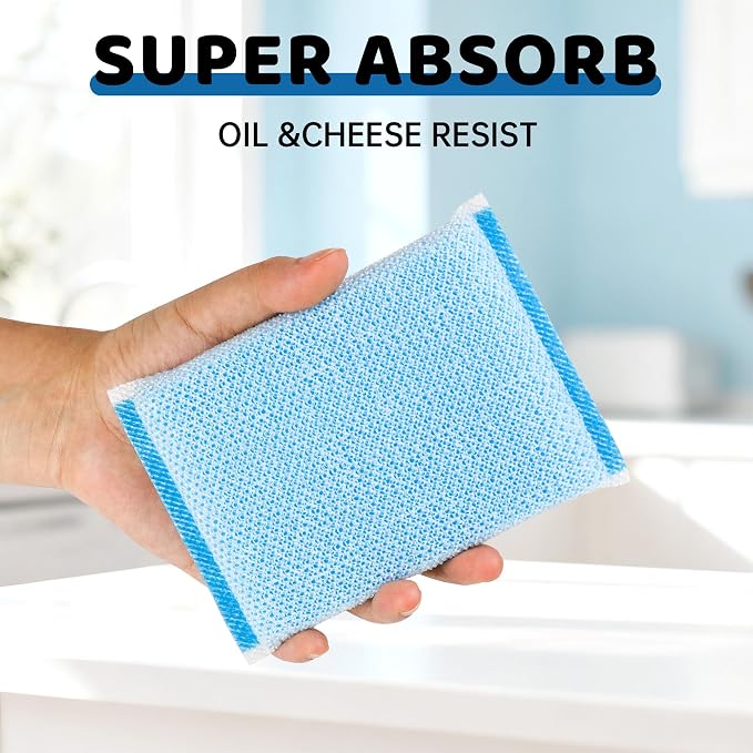 20 Pack All-Purpose Kitchen Sponges, Non Scratch, - Image 7