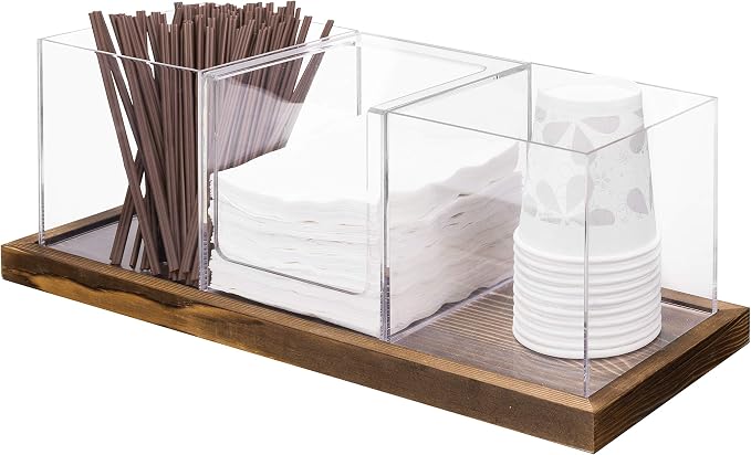 MyGift Modern Modular Coffee and Tea Station Organizer by MyGiftHome