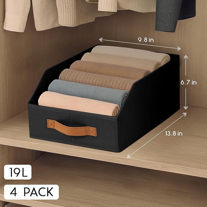 Homsorout Fabric Storage Bins for Organizing - Image 2