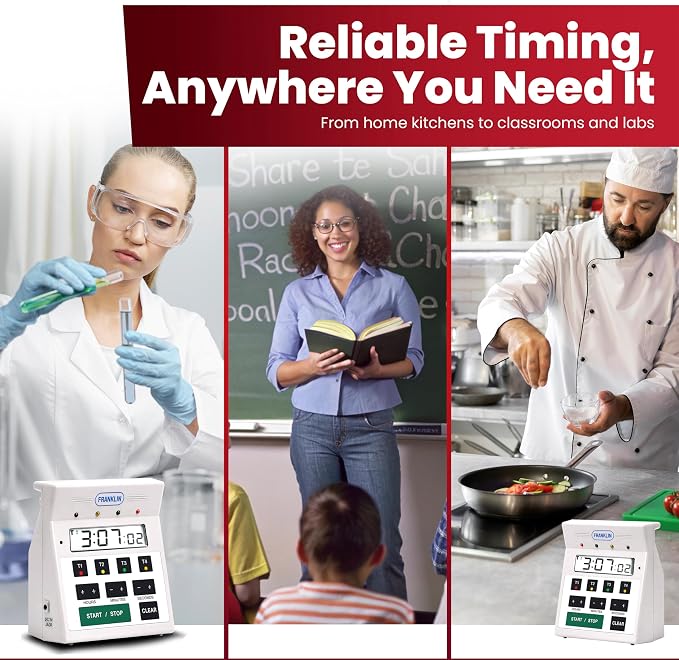 FMP Digital 4 Channel Commercial Kitchen Timer - Image 8