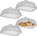 Hicarer 4 Pcs Metal Mesh Screen Food Cover by Hicarer