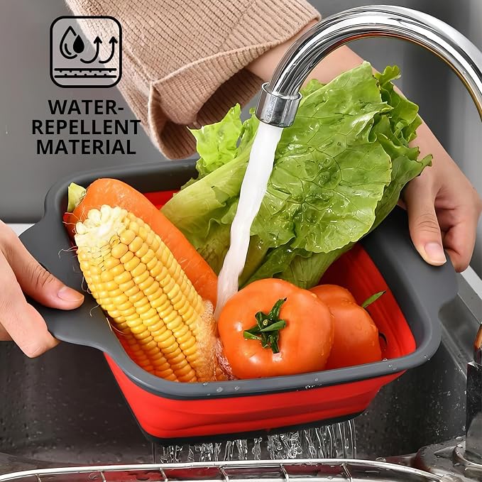 Square Collapsible Colander - Image 8