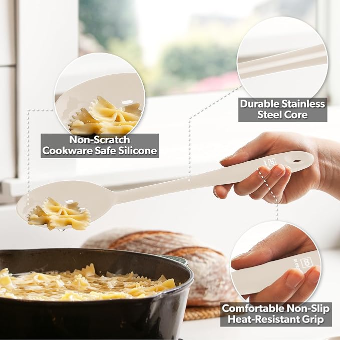 DI ORO Silicone Spoons for Cooking - Image 3
