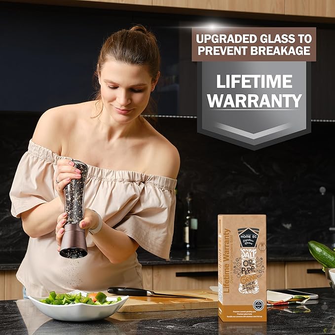HOME EC Original Stainless Steel Salt or Pepper Grinder 1pk - Image 6