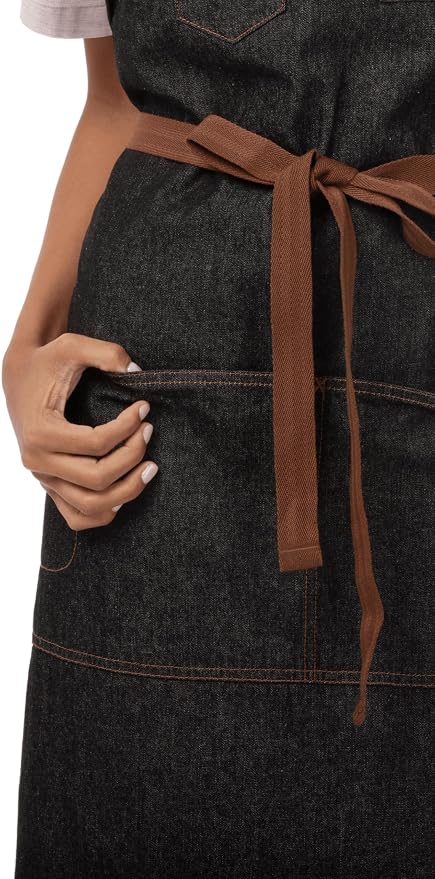 Chef Works Unisex Memphis Bib Apron - Image 5