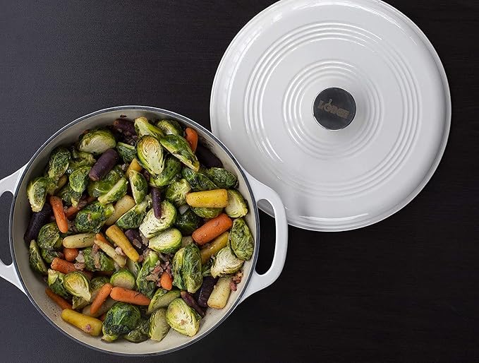 Lodge Essential Enamel Cast Iron Dutch Oven - Image 6