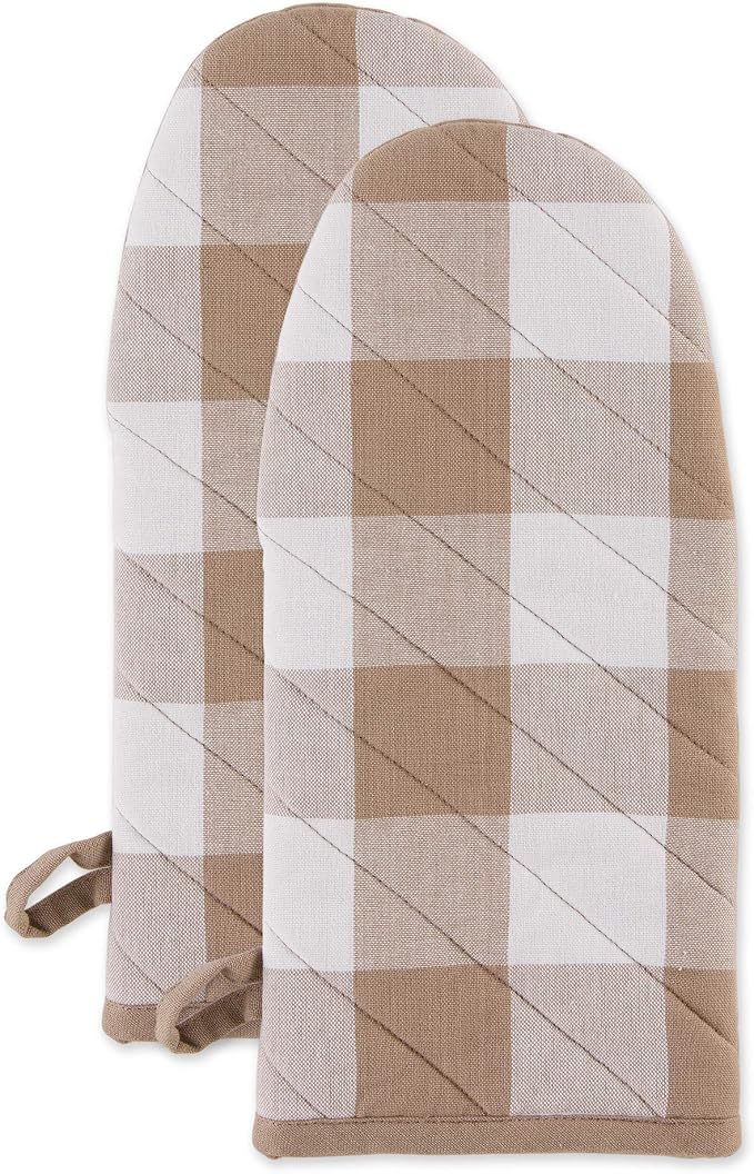 DII Buffalo Check Kitchen Collection, Classic Farmhouse Kitchen Set, Oven Mitt by DII