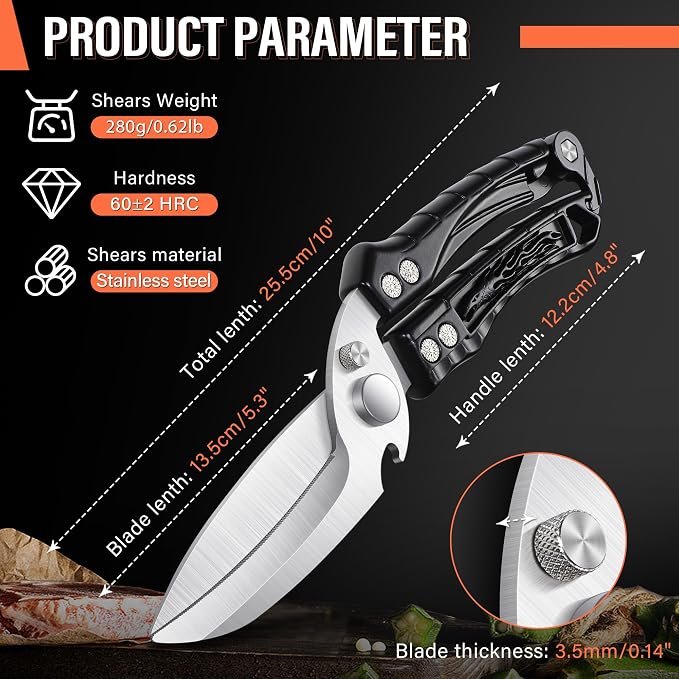 Dream Reach Kitchen Poultry Shears - Image 7