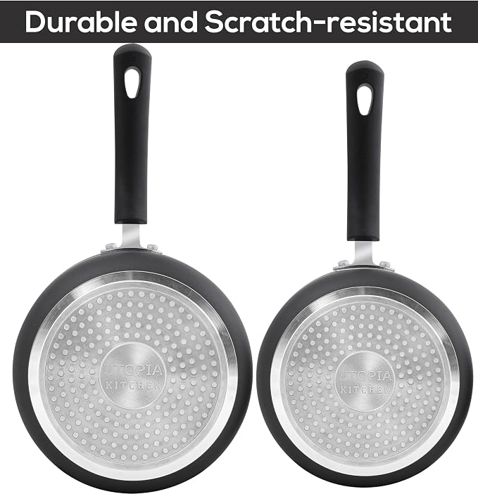 Utopia Kitchen Nonstick Stock Pot Saucepan Set - Image 4