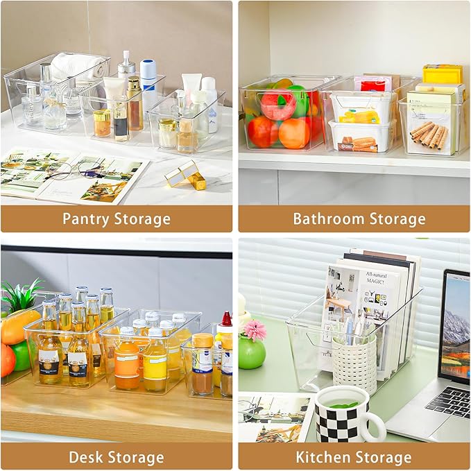 Freebat 12 Pack Organizers and Storage, Pantry Organization and Storage Bins - Image 6