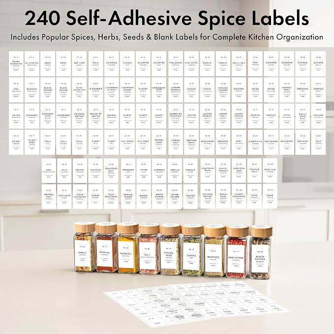 EDELHAUS® Square Spice Jars - Image 7