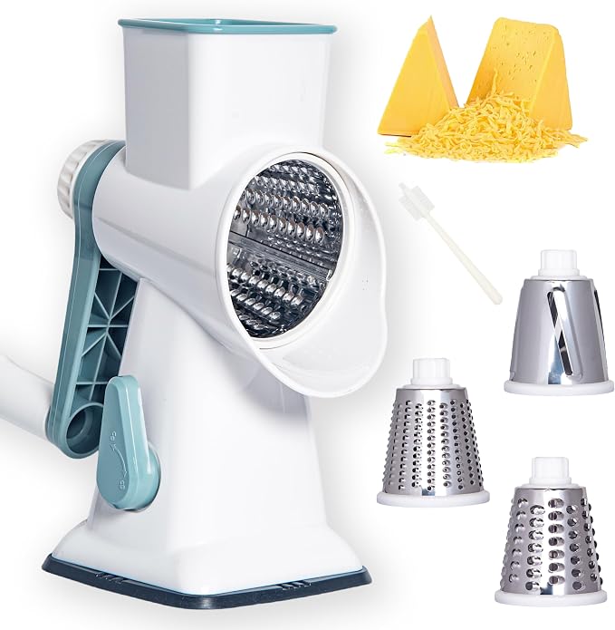 White Rotary Cheese Grater by Unknown