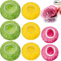 Boao 240 Pieces Reusable Elastic Food Bowl Storage Covers 3 Size Colorful Bowl by Boao