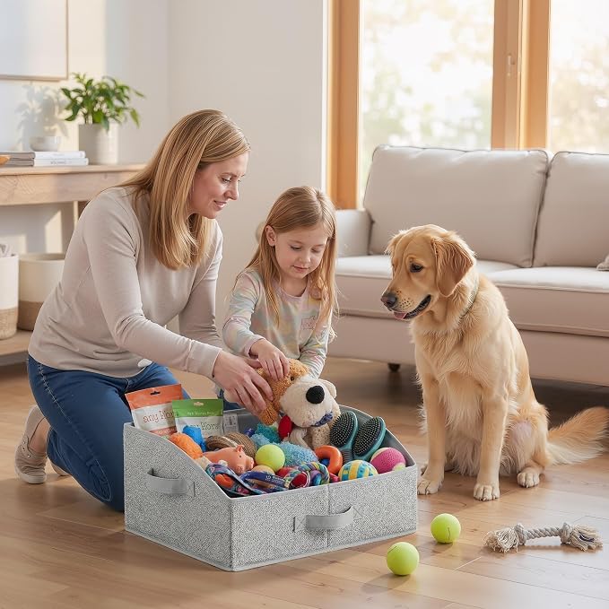 GRANNY SAYS Closet Organizer Bins, Trapezoid Storage Bin, Storage Baskets - Image 4