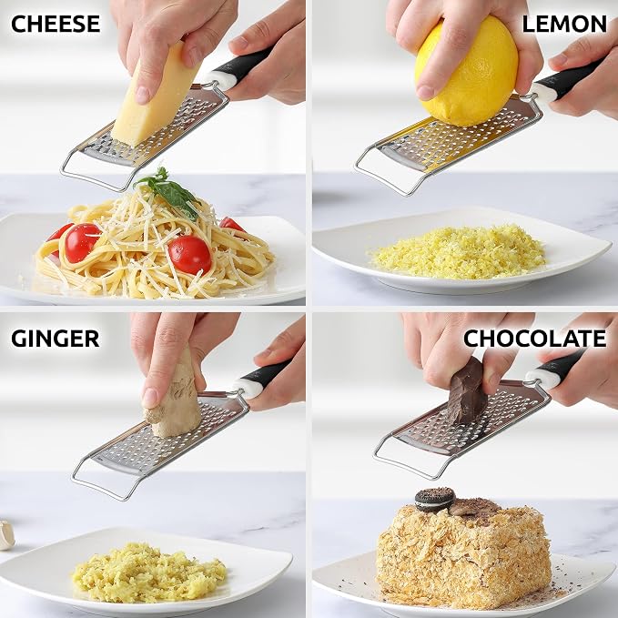 Zulay Kitchen Professional Cheese Grater Stainless Steel - Image 3