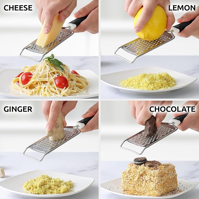 Zulay Kitchen Professional Cheese Grater Stainless Steel - Image 4