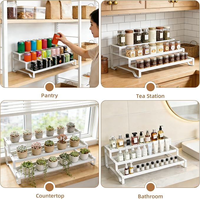 SANKEU Expandable Spice Rack Organizer - Image 4