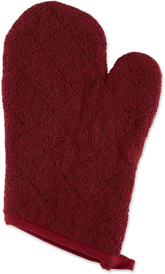 DII Basic Terry Collection 100% Cotton Quilted, Oven Mitt, 2 Piece - Image 3