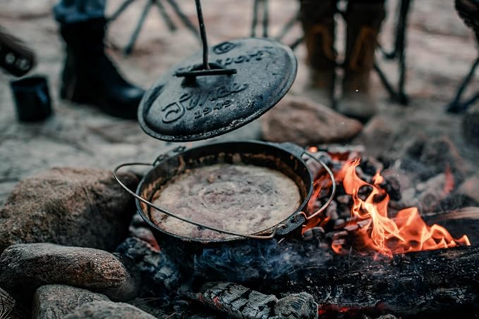 Stansport Pre-Seasoned Cast Iron Dutch Oven - Image 6