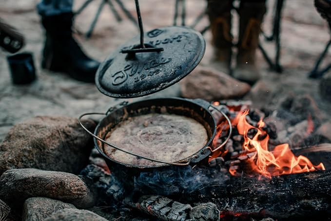 Stansport Pre-Seasoned Cast Iron Dutch Oven - Image 6