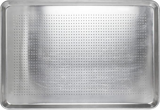 Excellante 18" X 13" Half Size Aluminum Sheet Pan, Perforated, Comes In Each by 9grace
