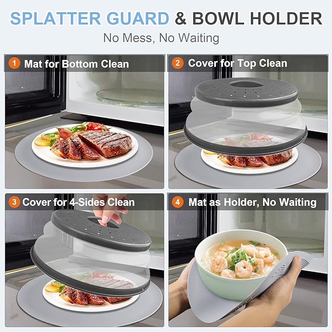 LekDrok Microwave Food Cover - Image 3