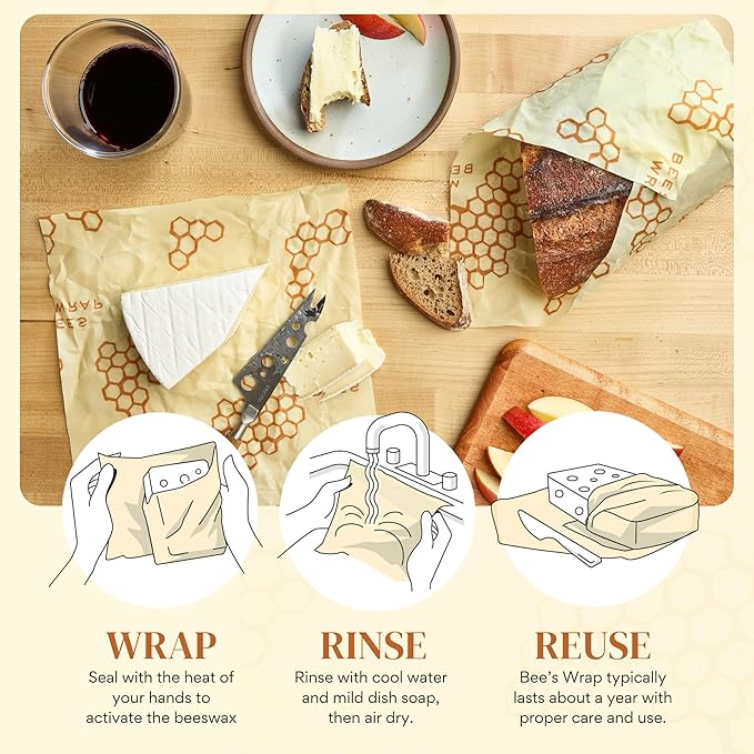 Bee's Wrap Beeswax Wraps for Food - Image 5