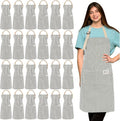 Janmercy 24 Pcs Aprons for Women Men by Janmercy