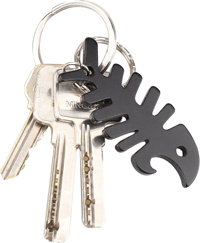 SWATOM Fish Bone 6PCS Bottle Opener Keychain Beer Openers Tool Key Chain Ring - Image 6