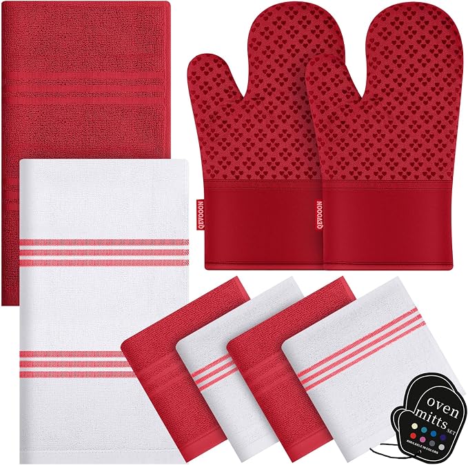 Dish Towels and Dishcloths by QEVOOON