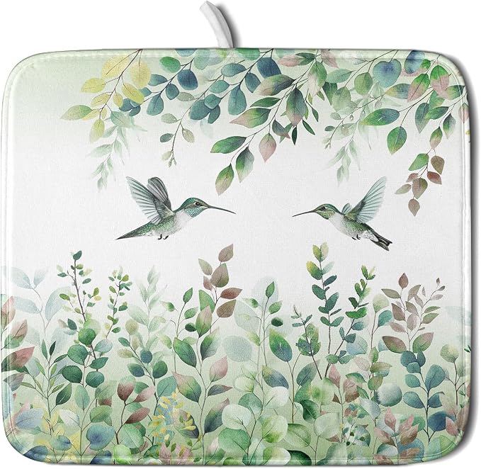 Giwawa Hummingbird Dish Drying Mat by Giwawa