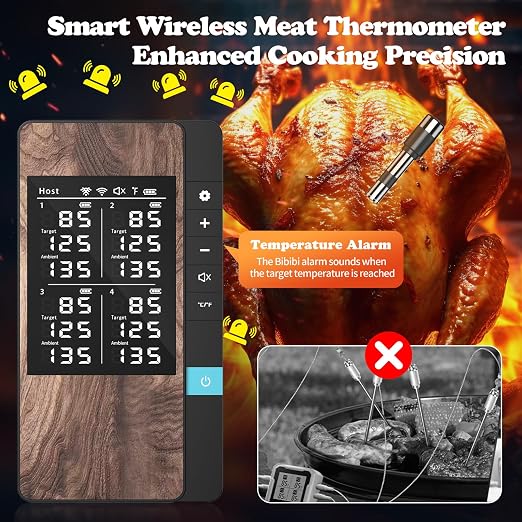 Wireless Meat Thermometer-Multi Sensors Digital Food Thermometer - Image 3
