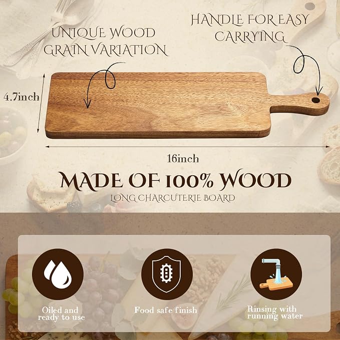 Nuenen 6 Pcs Wood Cutting Board - Image 2