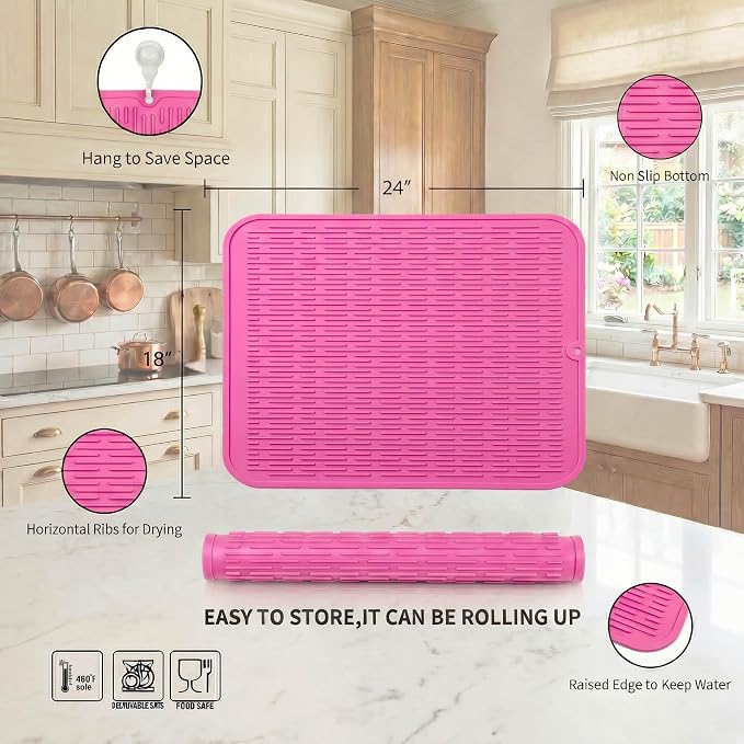 MicoYang Silicone Dish Drying Mat - Image 2
