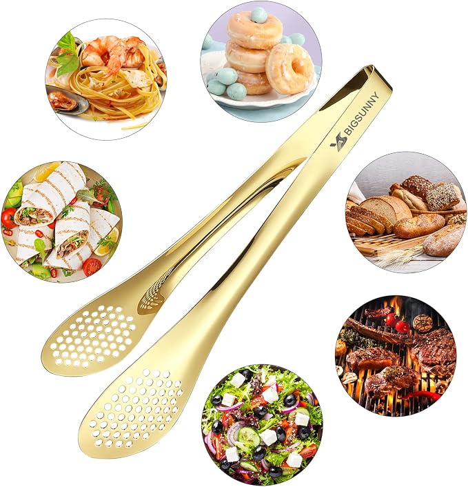 MSY BIGSUNNY Stainless Steel Buffet Tongs - Image 2