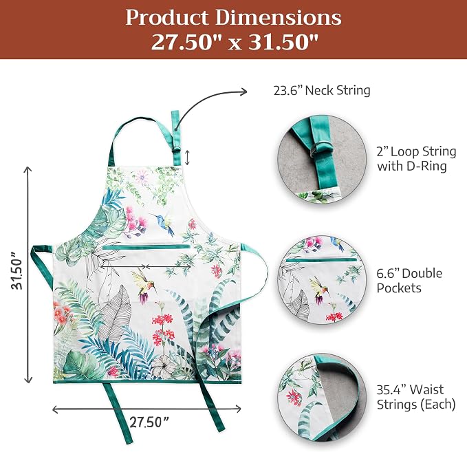 Maison d' Hermine 100% Cotton Apron - Image 7