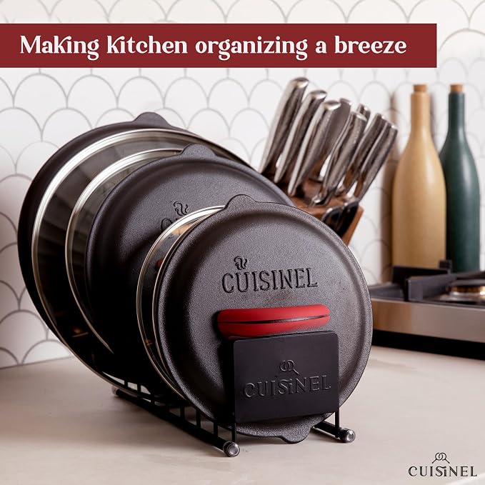 Cuisinel Lid and Dish Organizer Rack - Image 5
