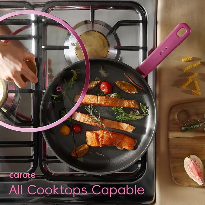 CAROTE Non Stick Pots and Pans Set, Cookware Sets Nonstick, Kitchen Cooking Set - Image 6