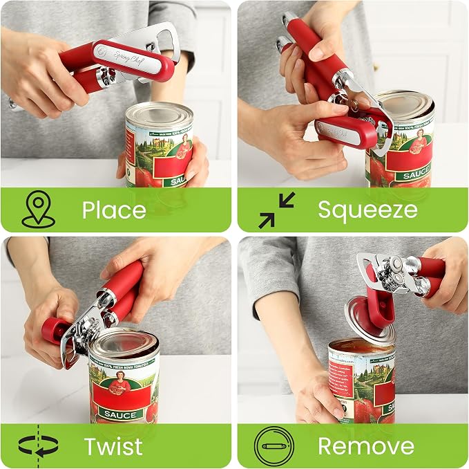 Spring Chef Stainless Steel Can Opener - Image 8