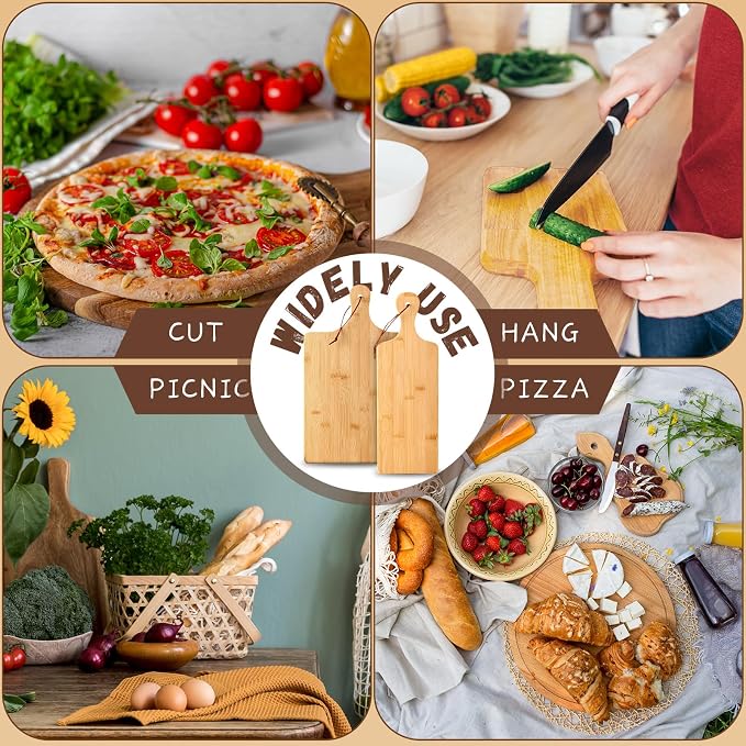 Tanlade 12 Pcs Wood Cutting Board Set Cutting Board - Image 6