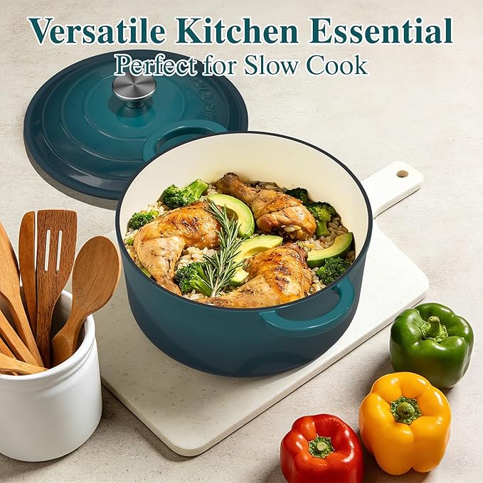 Umite Chef 7QT Enameled Cast Iron Dutch Oven - Image 7