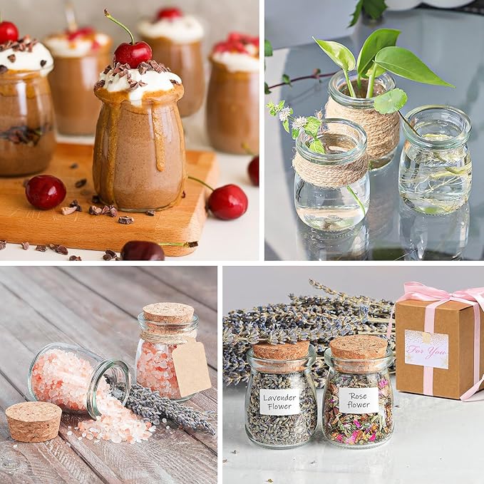 Ritayedet 40 Pack Glass Favor Jars - Image 4