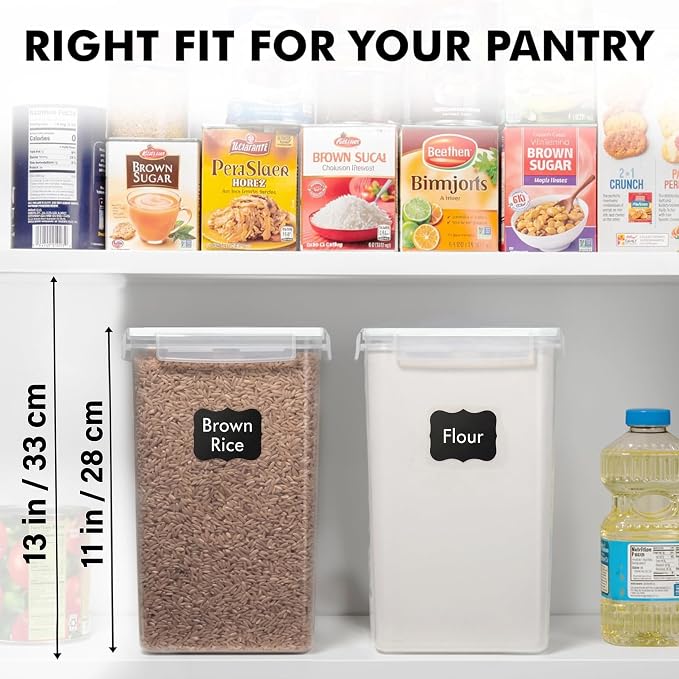 WHITE FEATHER SUPPLIES 2 PC Large Food Storage Containers - Image 5