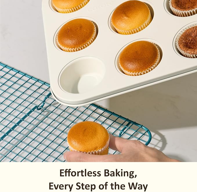 CAROTE 7-Piece Ceramic Baking Pans Set, Aluminized Steel Bakeware Sets - Image 5
