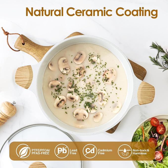 SENSARTE Ceramic Nonstick Stock Pot - Image 3