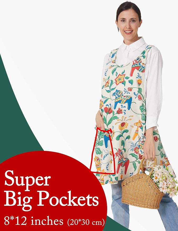 Cozy Adjustable Cross Back Aprons - Image 2
